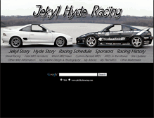 Tablet Screenshot of jekylhyderacing.com